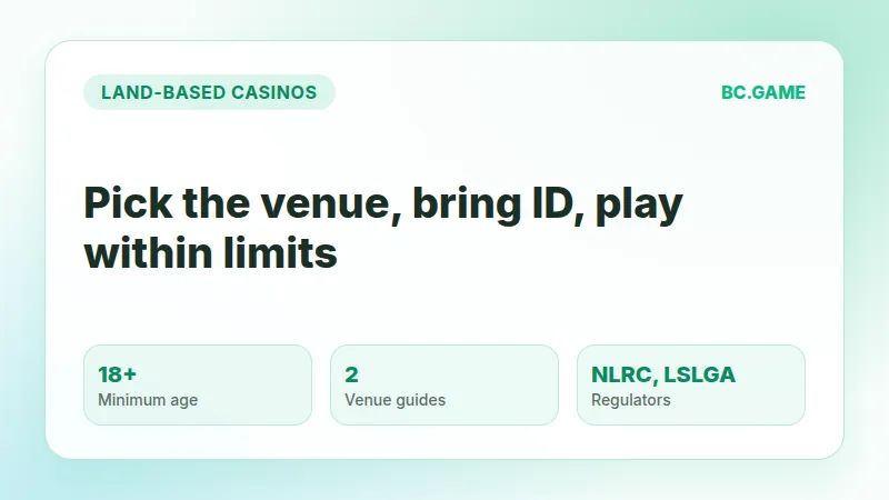 BC.Game - Land-Based Casinos