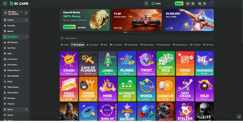 Bcgamecasino Casino – Slots and Live Casino Nigeria